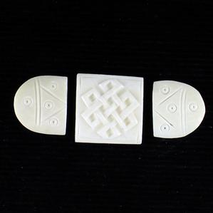 B120-2 Celtic Center Piece w/ Ends 4 Hole Spacer