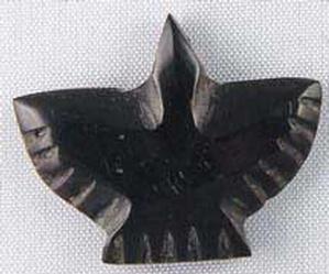 B251 Black Horn Bird