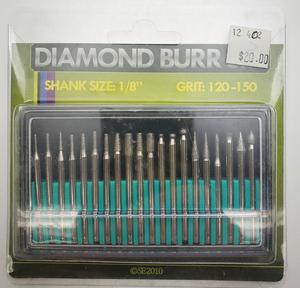 BE402 - Diamond Burr Set (120-150 Grit)