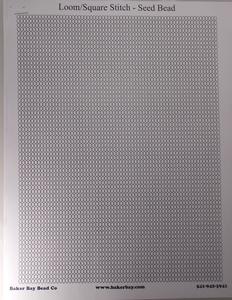 Bk700-5 Loom/Square Stich -Seed Bead Graph Paper