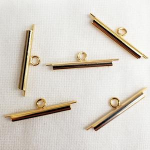 C84G - 20MM Gold Sliding Tube Clasp