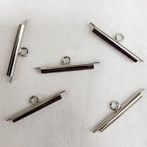 C84S - 20MM Silver Sliding Tube Clasp