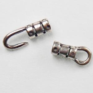 C90 Sterling Silver Hook & Eye Clasp (Small)