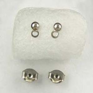 E14 3mm Ball and Drop Earposts