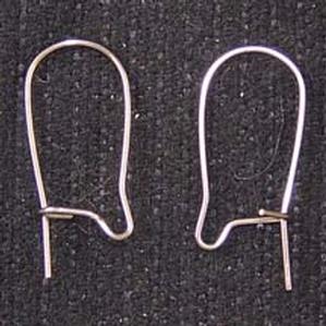 E2 Surgical Steel Kidney Earring Wires