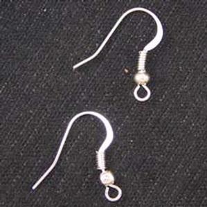 E5SX Silver Plated Earhooks