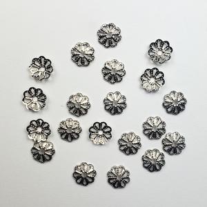 F8S 6mm Silver Bead Cap