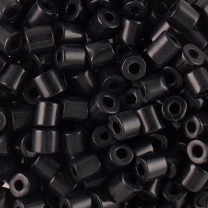 G016-001 New Style Tile Beads - Black Opaque