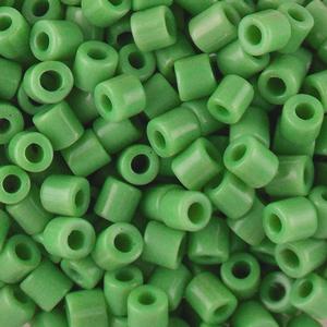 G016-044 New Style Tile Beads - Lt Green Opaque