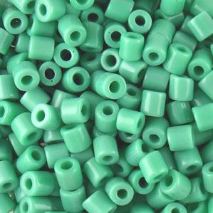 G016-055 New Style Tile Beads - Turquoise Green Opaque