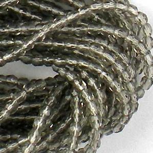 G103-103 3mm Faceted Gray Transparent