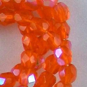 G104-325 3mm Faceted Orange AB