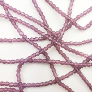 G106X-786 4mm Faceted Amethyst Opal