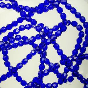 G107-168 6mm Faceted Cobalt