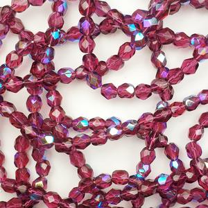 G108X-378 6mm Faceted - Fuchsia AB