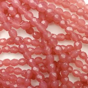 G108X-775 6mm Faceted Pink Opal