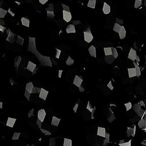 G109-001 8mm Faceted Jet Opaque