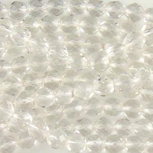 G109-108 8mm Faceted Crystal Transparent