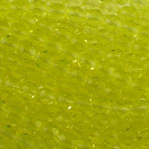 G109-135 8mm Faceted Yellow Transparent