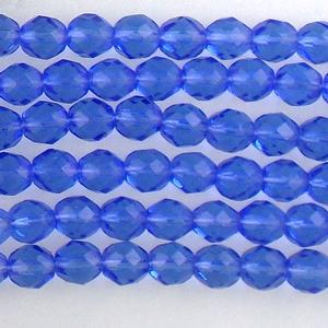 G109-163 8mm Faceted Light Sapphire Transparent