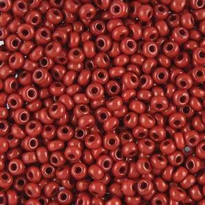 G11-014 8/0 Seed - Dark Red Opaque