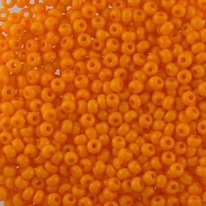 G11-028 8/0 Seed - Lt. Orange Opaque
