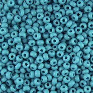 G11-057 8/0 Seed - Turquoise Blue Opaque