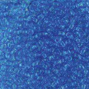 G11-155 8/0 Seed - Aqua Transparent