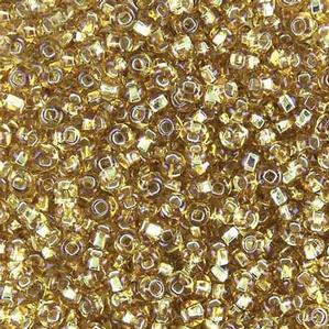 G11-200 8/0 Seed - Gold Silverlined