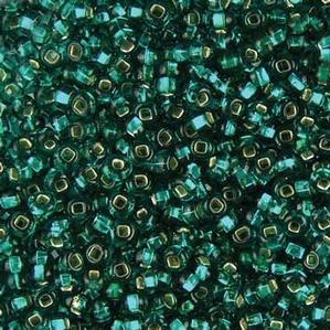 G11-258 8/0 Seed - Teal Silverlined