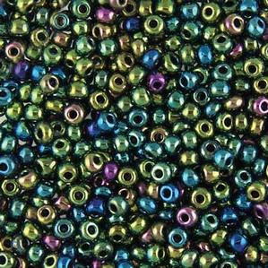 G11-349 8/0 Seed - Dark Green Iris