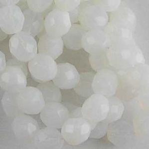 G110X-705 8mm Faceted Opal White