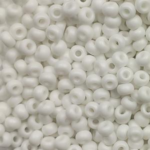 G11X-804 8/0 Seed - White Supra Pearl