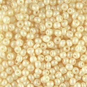G11X-807 8/0 Seed - Cream Supra Pearl