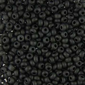 G11X-901 8/0 Seed - Black Matte