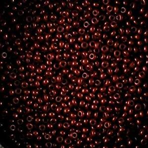G12-014 10/0 Seed Bead - Dark Red Opaque