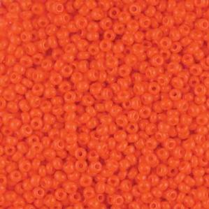 G12-023 10/0 Seed Bead - Orange Opaque