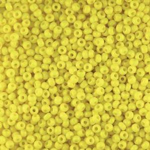 G12-035 10/0 Seed Bead - Yellow Opaque