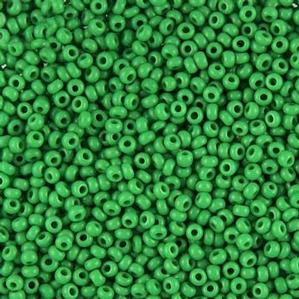 G12-045 10/0 Seed Bead - Green Opaque