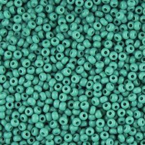 G12-055 10/0 Seed Bead - Turquoise Opaque