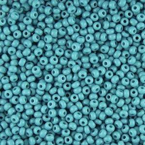 G12-057 10/0 Seed Bead - Turquoise Blue Opaque
