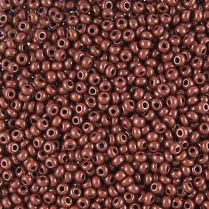 G12-099 10/0 Seed Bead - Dark Brown Opaque