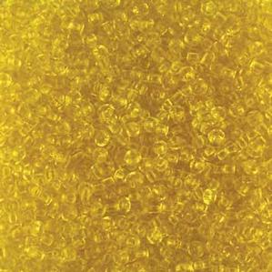 G12-135 10/0 Seed Bead - Yellow Transparent