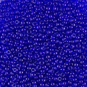 G12-168 10/0 Seed Bead - Cobalt Transparent