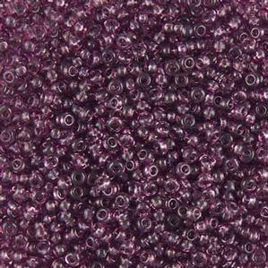 G12-187 10/0 Seed Bead - Amethyst Transparent