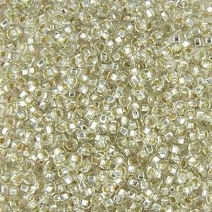 G12-209 10/0 Seed Bead - Crystal Silverlined