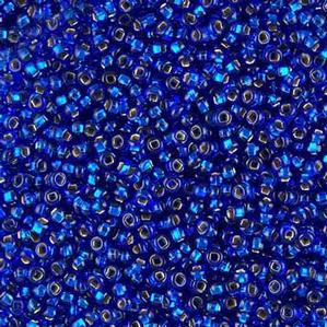 G12-266 10/0 Seed Bead - Royal Blue Silverlined