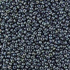 G12-402 10/0 Seed Bead - Gunmetal