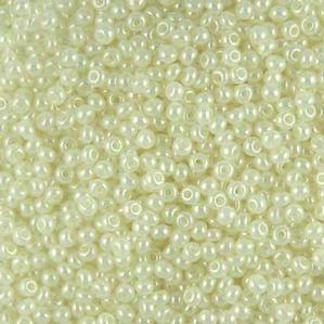 G12-804 10/0 Seed Bead - Ivory Pearl