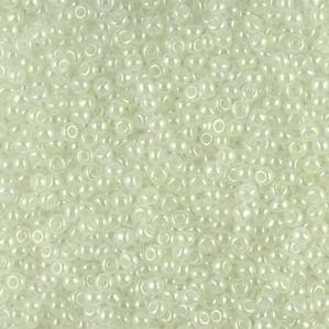 G12-805 10/0 Seed Bead - White Pearl